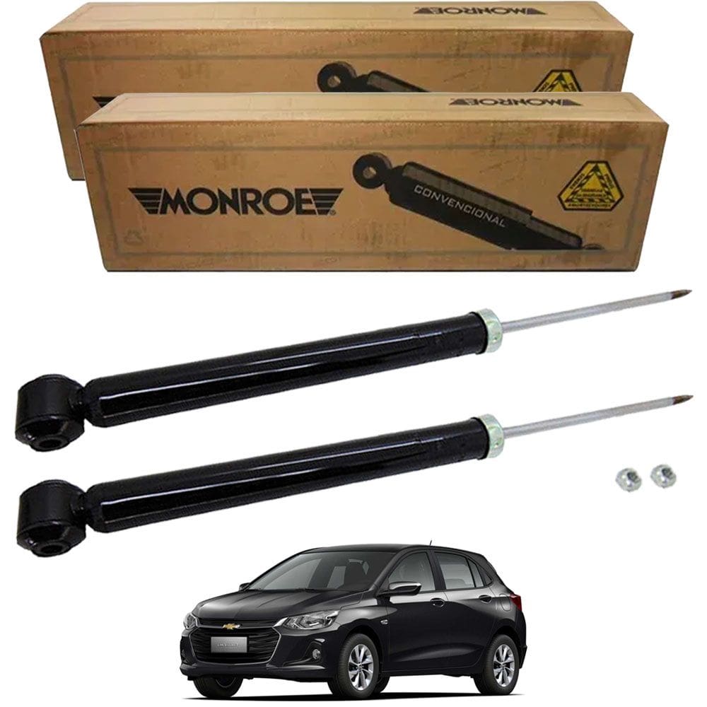 Par Amortecedor Traseiro GM Onix Plus Hatch 2019 2020 2021