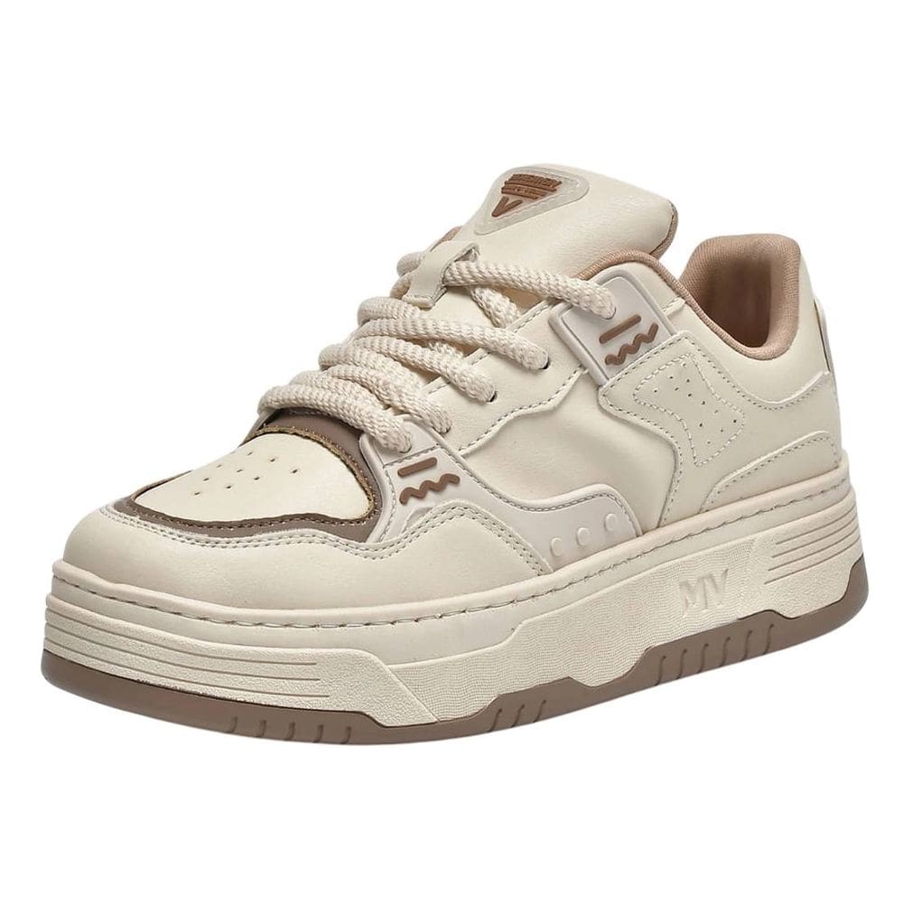 Tenis Feminino Flatform Estilo Conforto Casual Via Marte