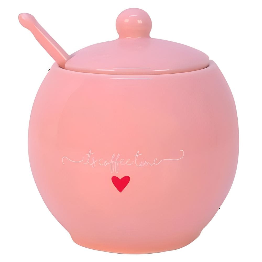 Leiteira Lamour em Porcelana Rosa 245ml