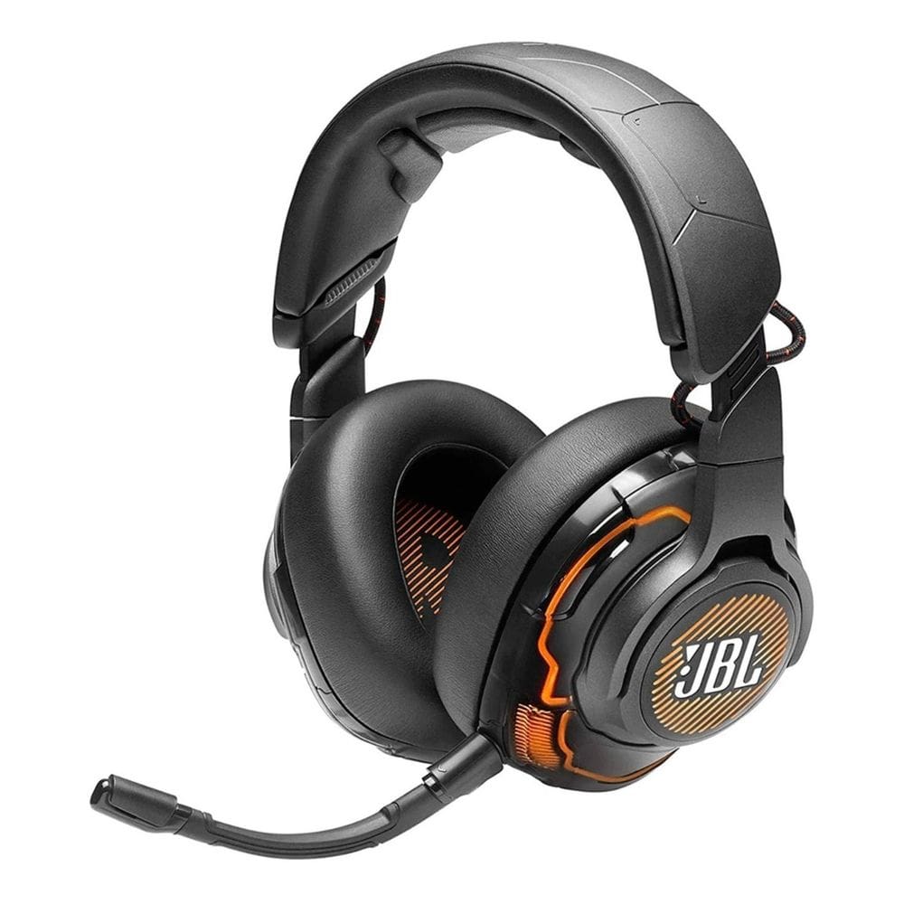 Headset Gamer Jbll Quantum One Over-ear Preto/laranja