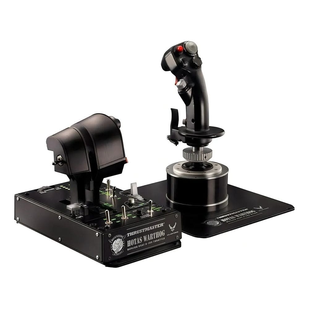 Simulador Thrustmaster WARTHOG Flight Stick e Dual Throttles