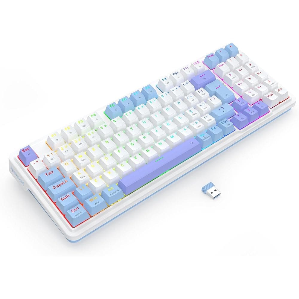 Teclado Redragon Gloria Pro K664WBP RGB Switch Bumblebee