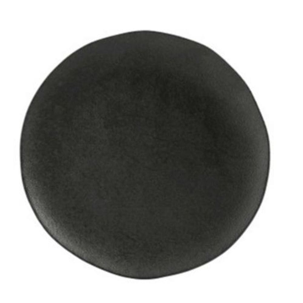 Conjunto com 6 Pratos Rasos Orgânico Carbon 27,5 cm- Porto Brasil