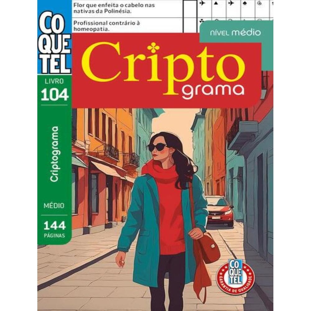 Livro Coquetel Criptograma - 104ª Ed