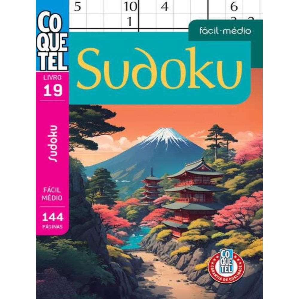 Livro Coquetel Sudoku - 19ª Ed