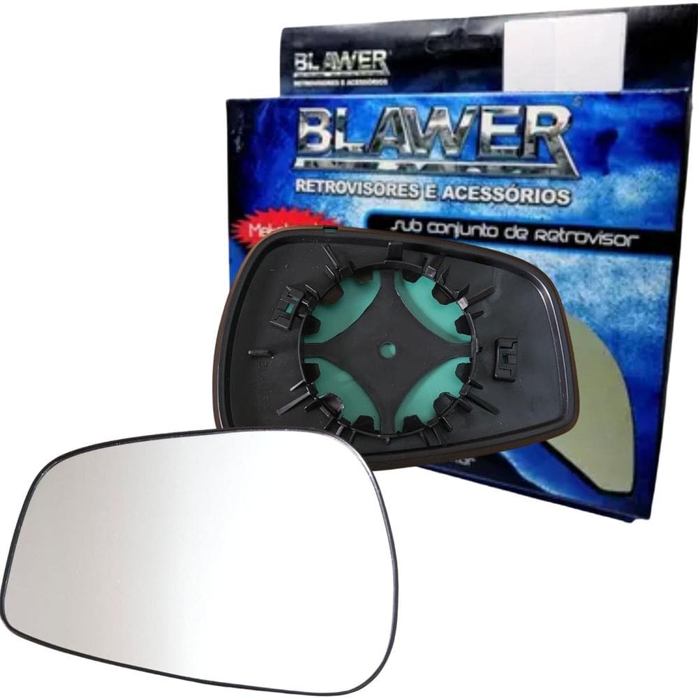 97522 - Vidro Espelho Retrovisor Lado Direito Com Base Hb20 2012 a 2018 Elantra 2011 a 2014 - Blawer