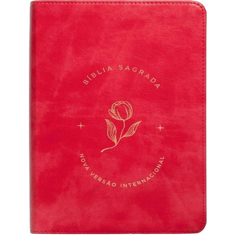 Biblia Sagrada Letra Grande - Courosoft Rosado, Leitura Perfeita: Nova Versao Internacional