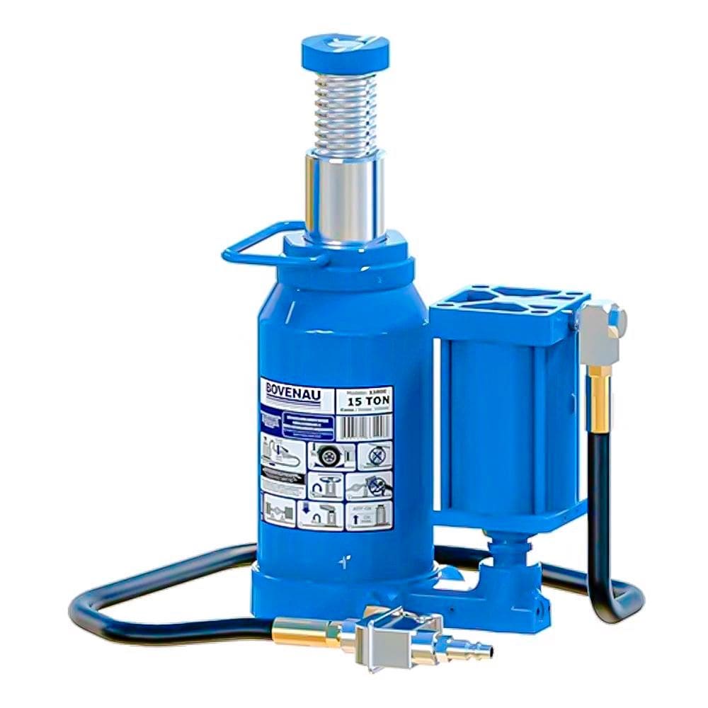 Macaco Hidropneumático tipo Garrafa 15 Toneladas - Bovenau MTP 15800