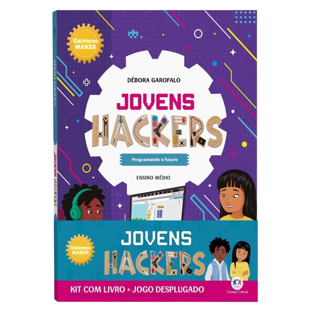 Jovens Hackers - Kit Com Livro + Jogo Desplugado