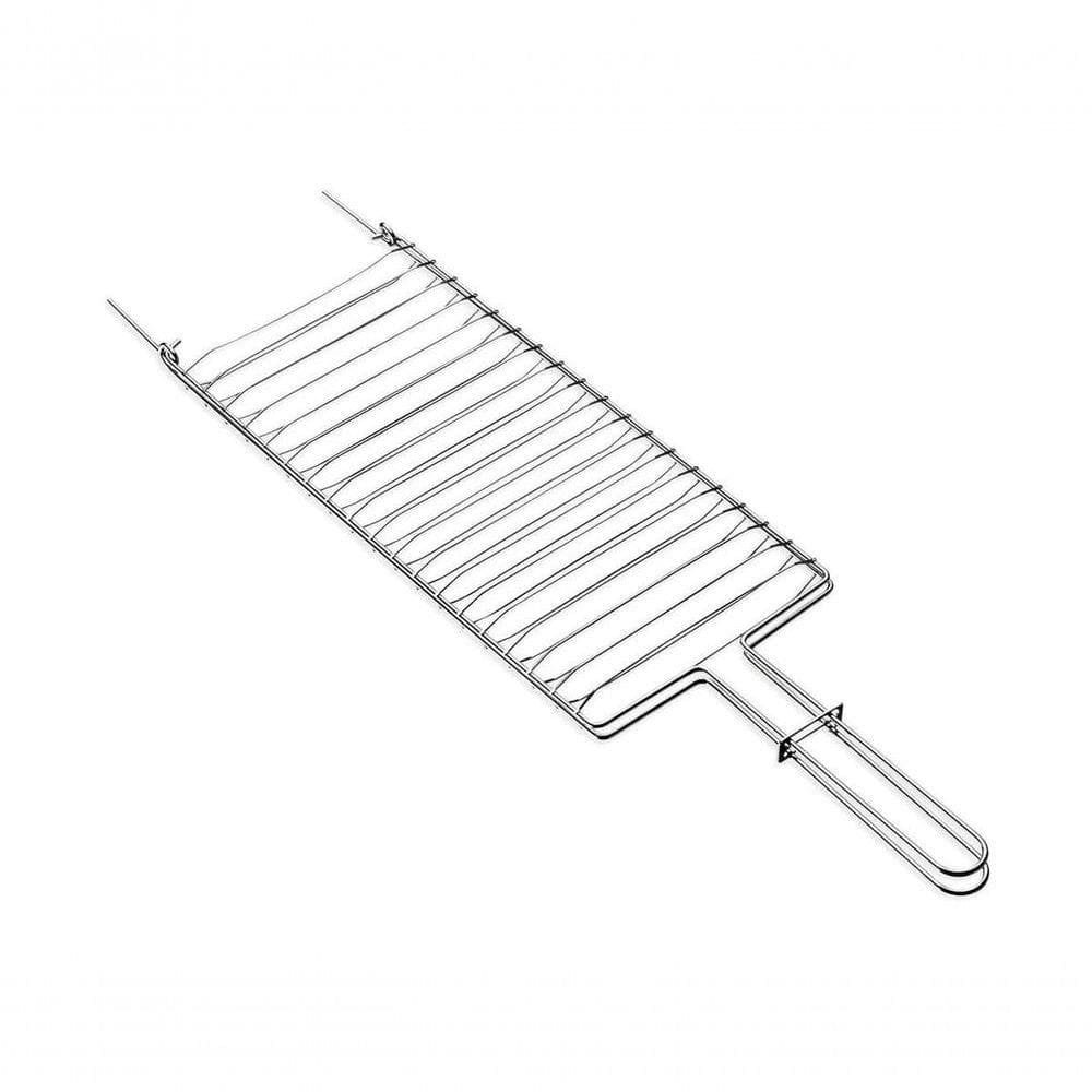 Grelha Tramontina Churrasco 42x23cm Em Aço Inox