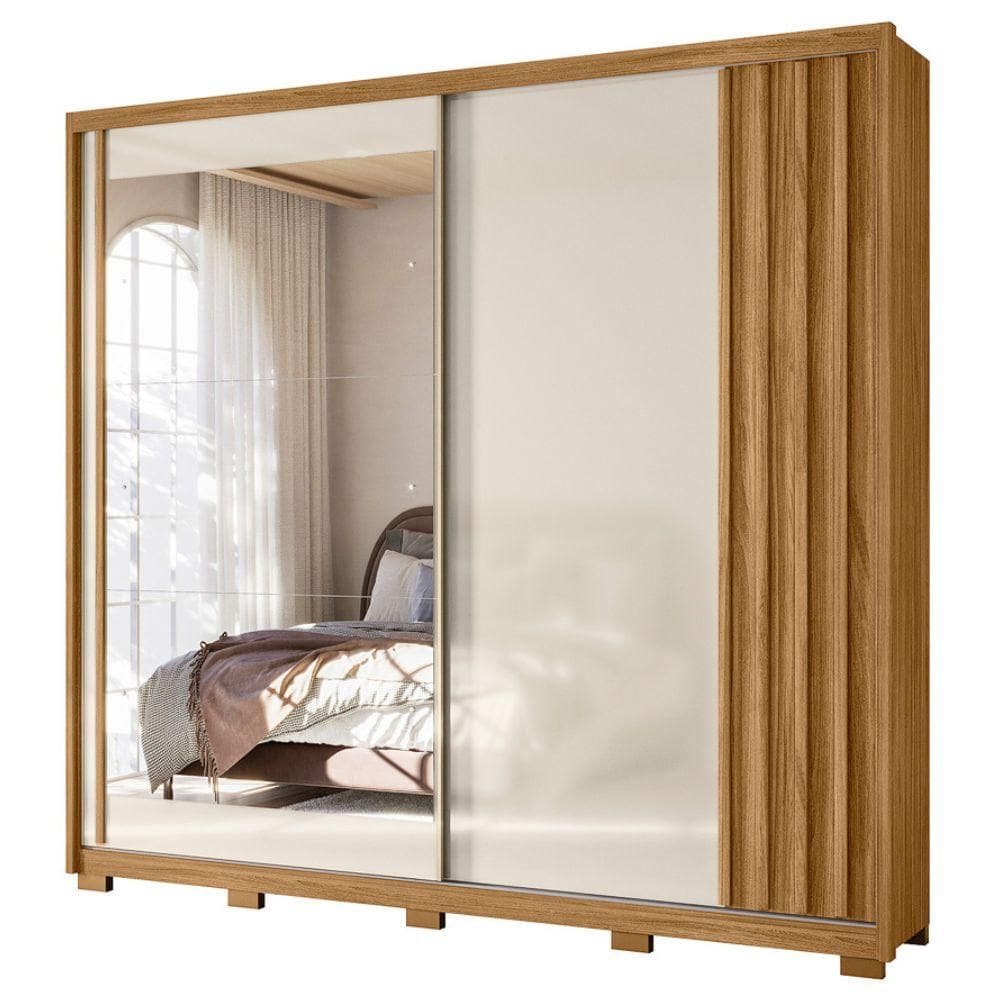 Guarda Roupa Casal 2P 242 cm Dhara Moval