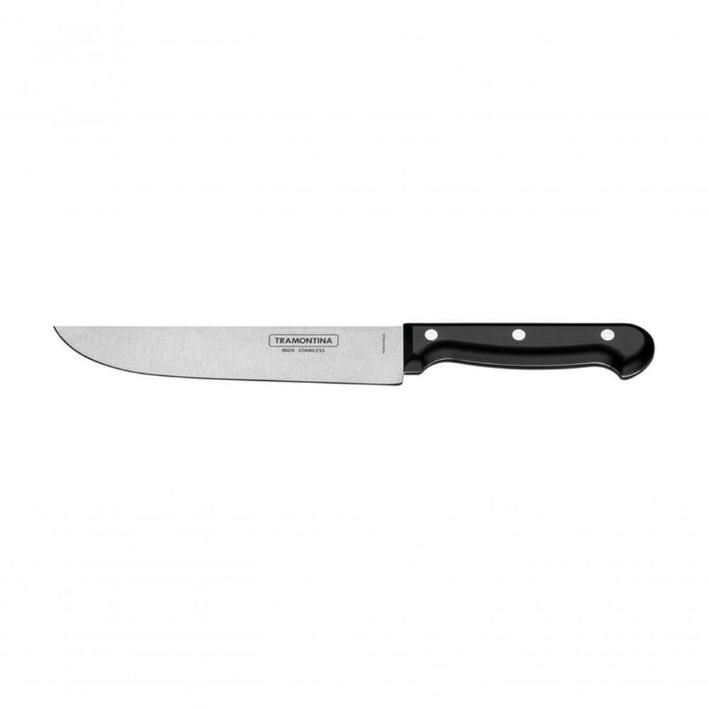 Faca Para Cozinha Tramontina Ultracorte 7” Inox Preta