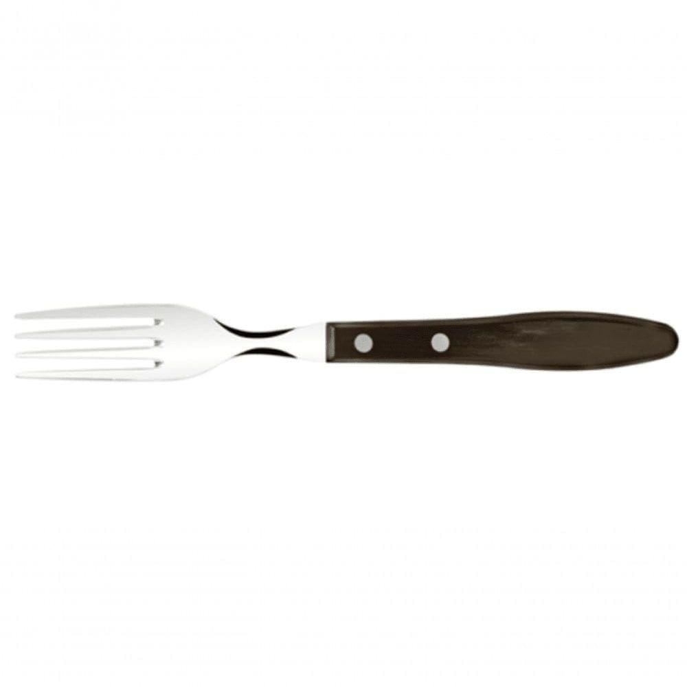 Garfo Jumbo Tramontina Churrasco Aço Inox Polywood Castanho