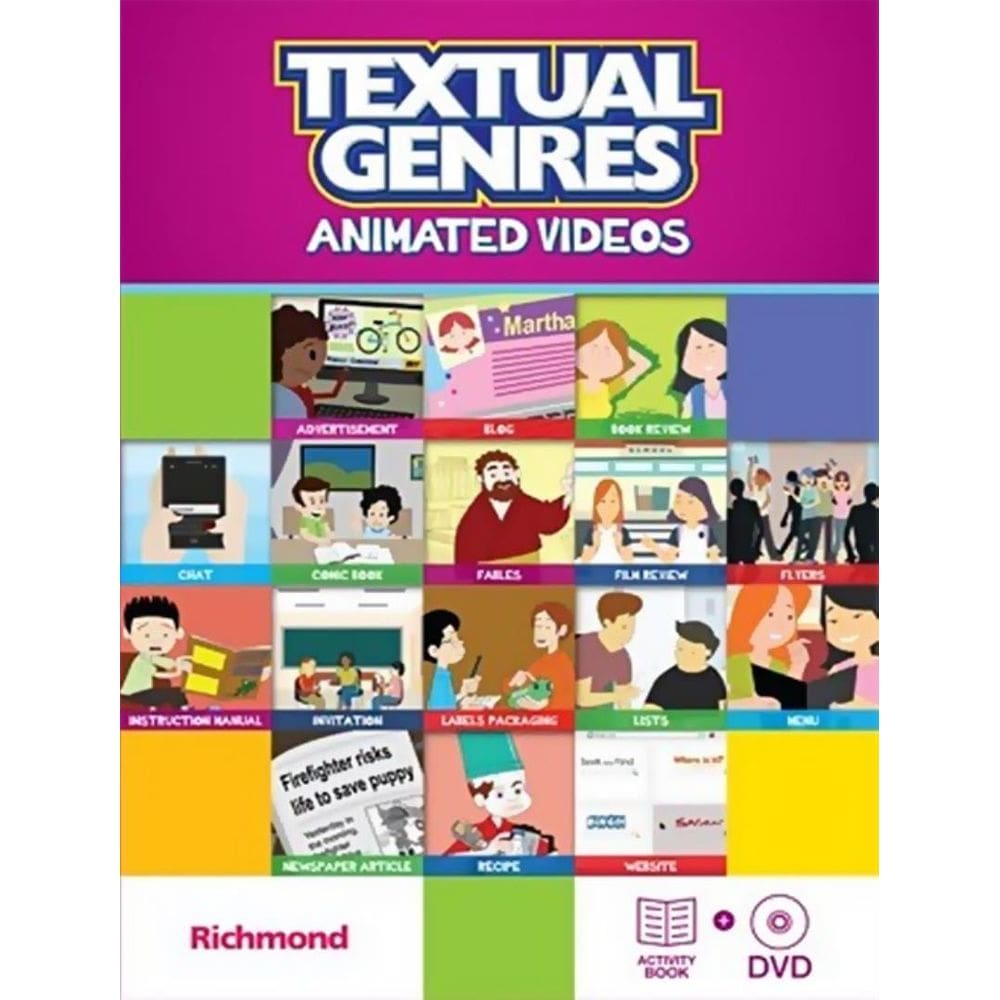 Textual Genres Animated Videos With Dvd