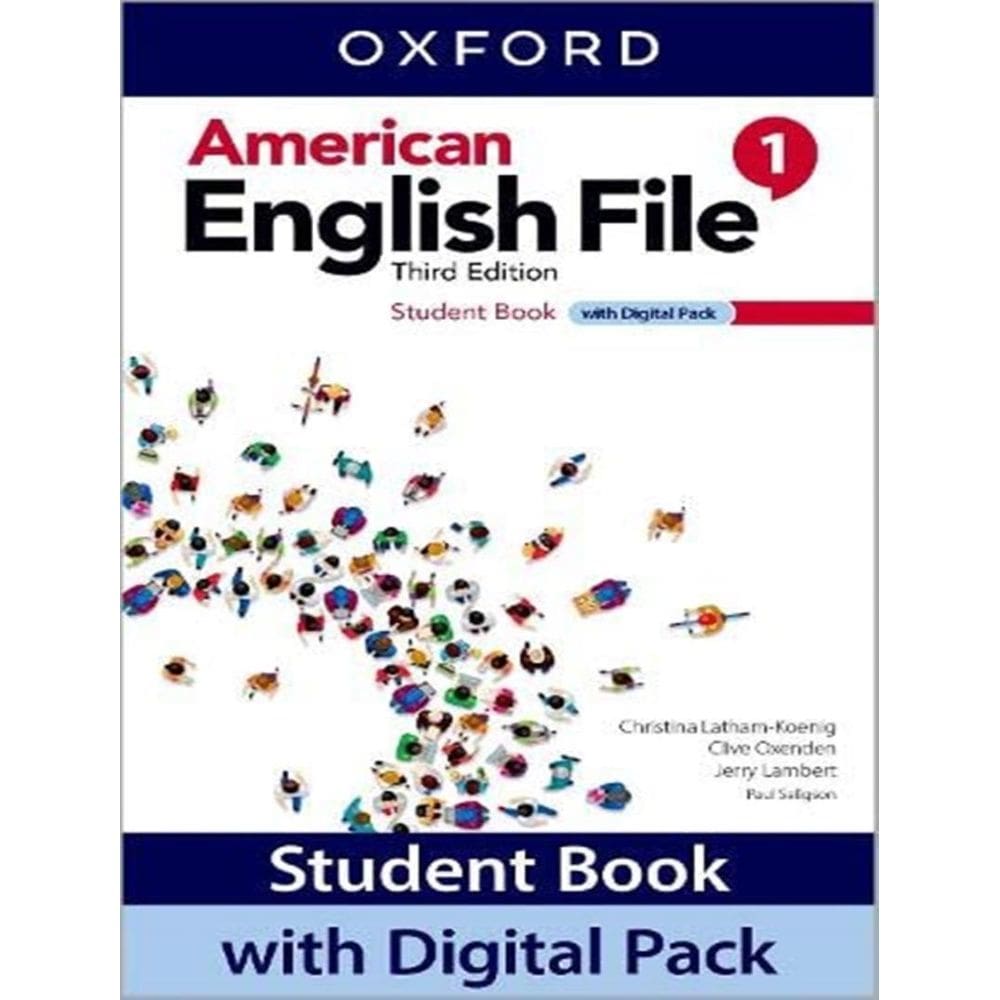 American English File 1 Sb With Digital Pack - 3Rd Ed