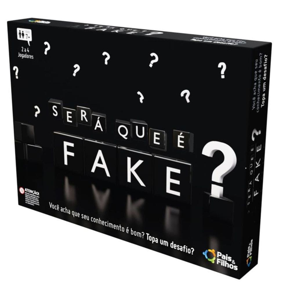 Jogo Tabuleiro Será que é fake? - Pais & Filhos