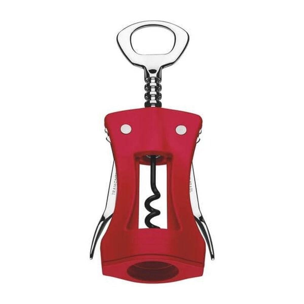 Saca Rolhas Tramontina Harmoniza Com Corpo Em Abs Vermelho