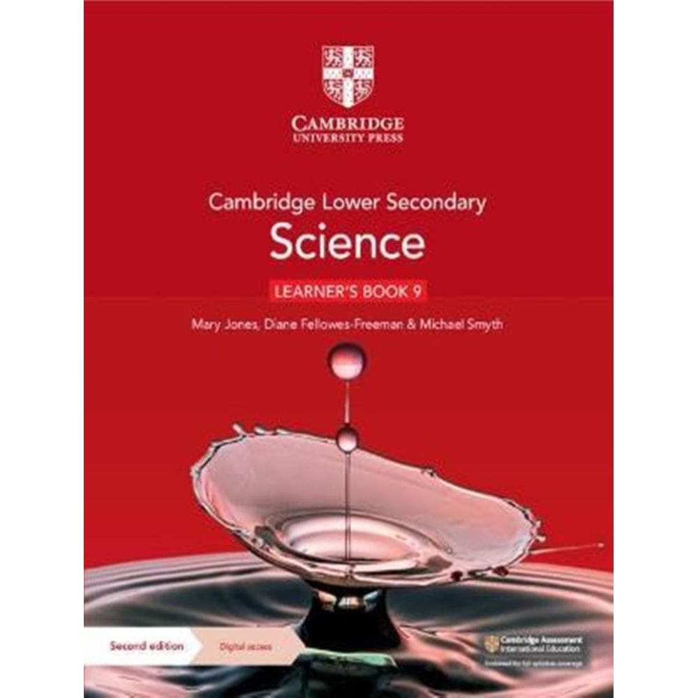 Cambridge Lower Secondary Science Learners Book 9 With Digital Access 1 Year 2Ed