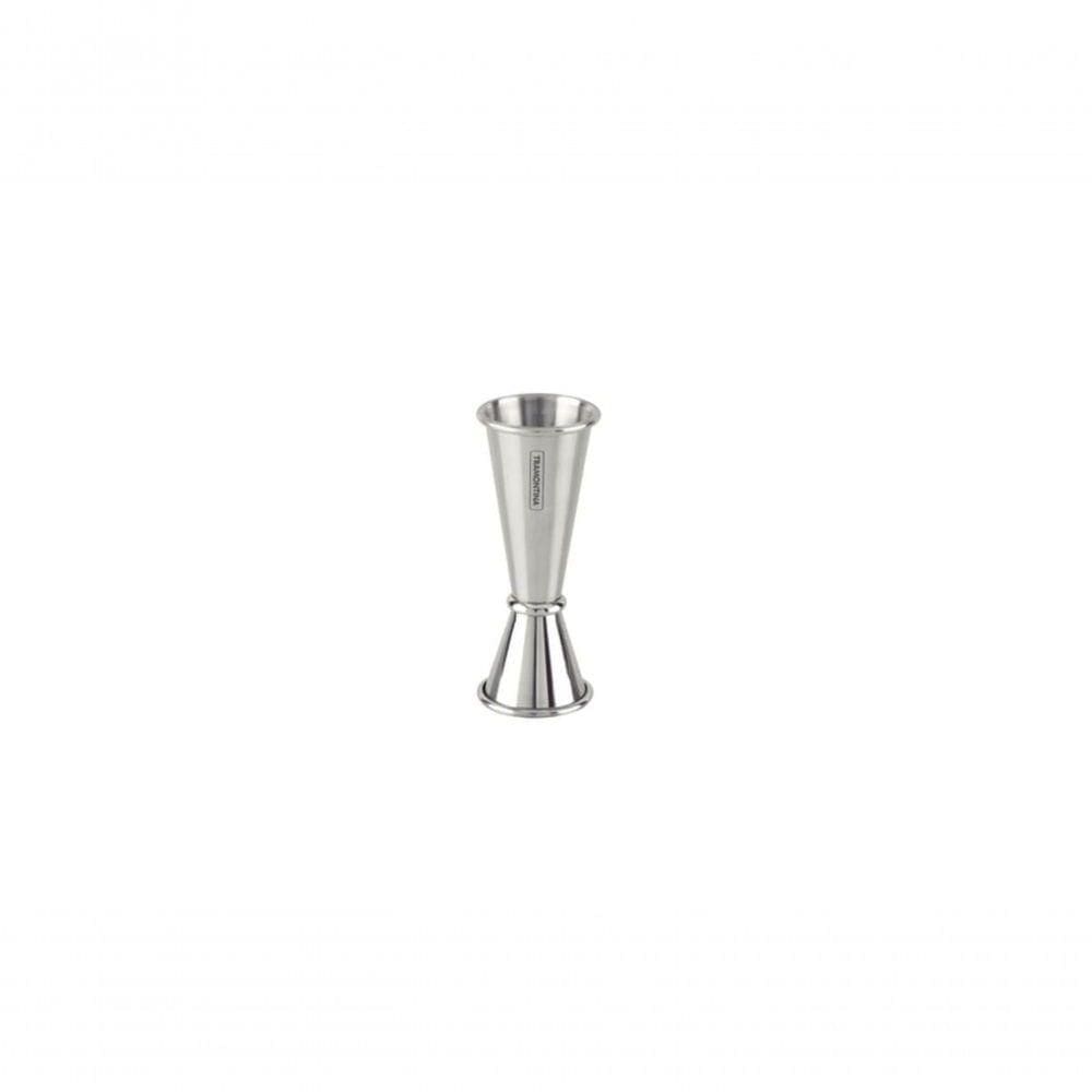 Dosador Duplo Para Bebidas Tramontina 25 E 50ml Em Aço Inox