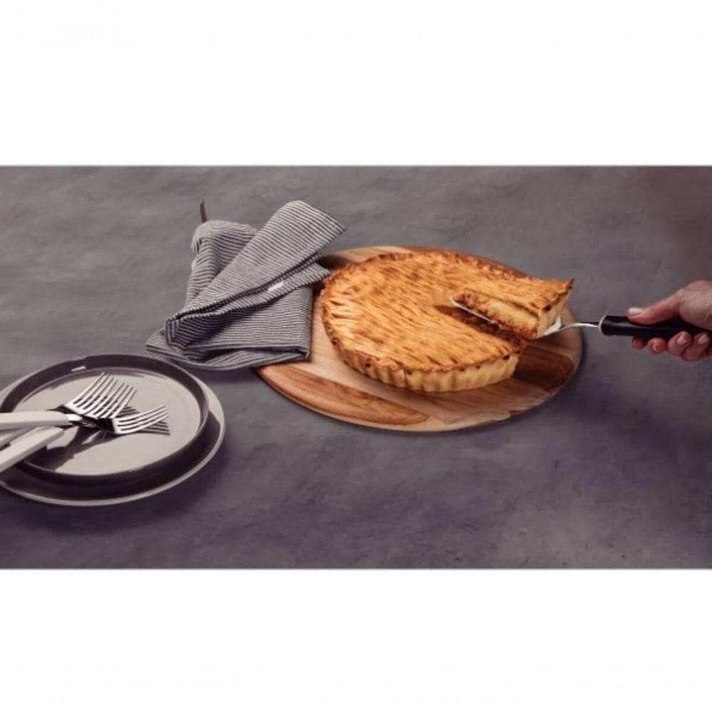 Espátula Para Bolo Tramontina Utilitá Em Aço Inox Preta