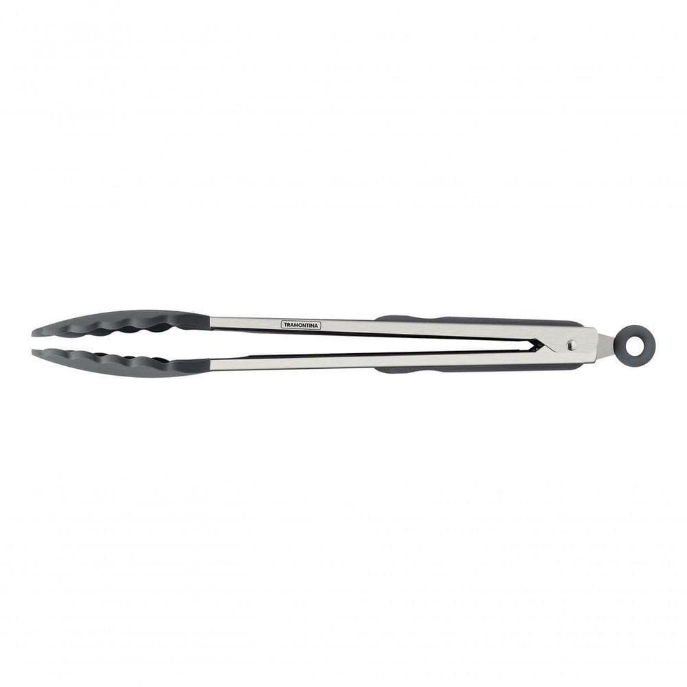 Pegador Multiuso Em Silicone Tramontina Moldê Cinza 35cm