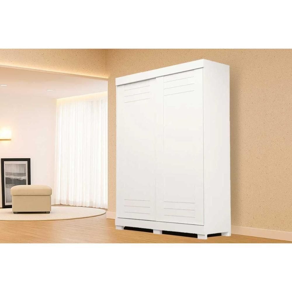 Guarda Roupa 2 Portas E 2 Gavetas Ayla Branco - Acp