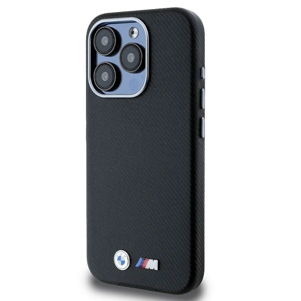 Case Amet BMW Carbon Full Black Metal Iphone 16 Pro Max