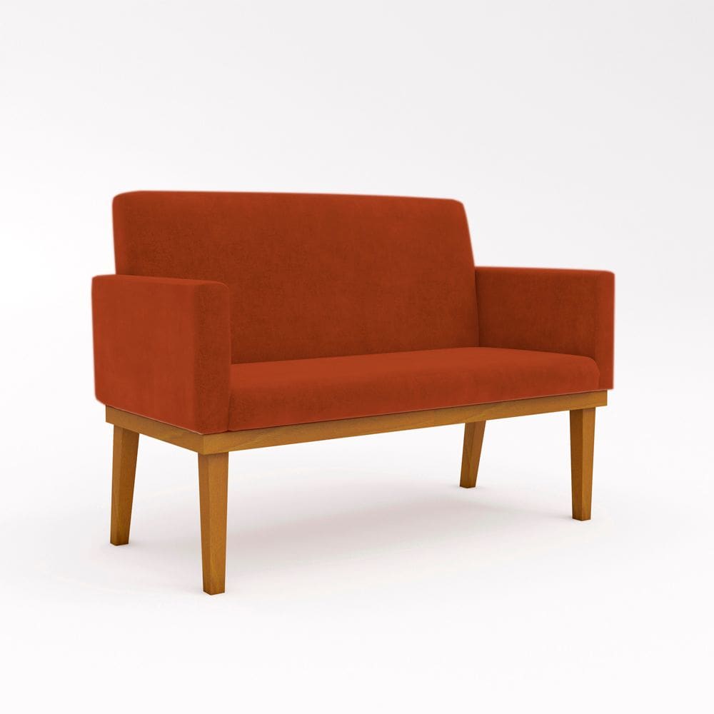 Namoradeira 2 Lugares Reforçada Nina Suede