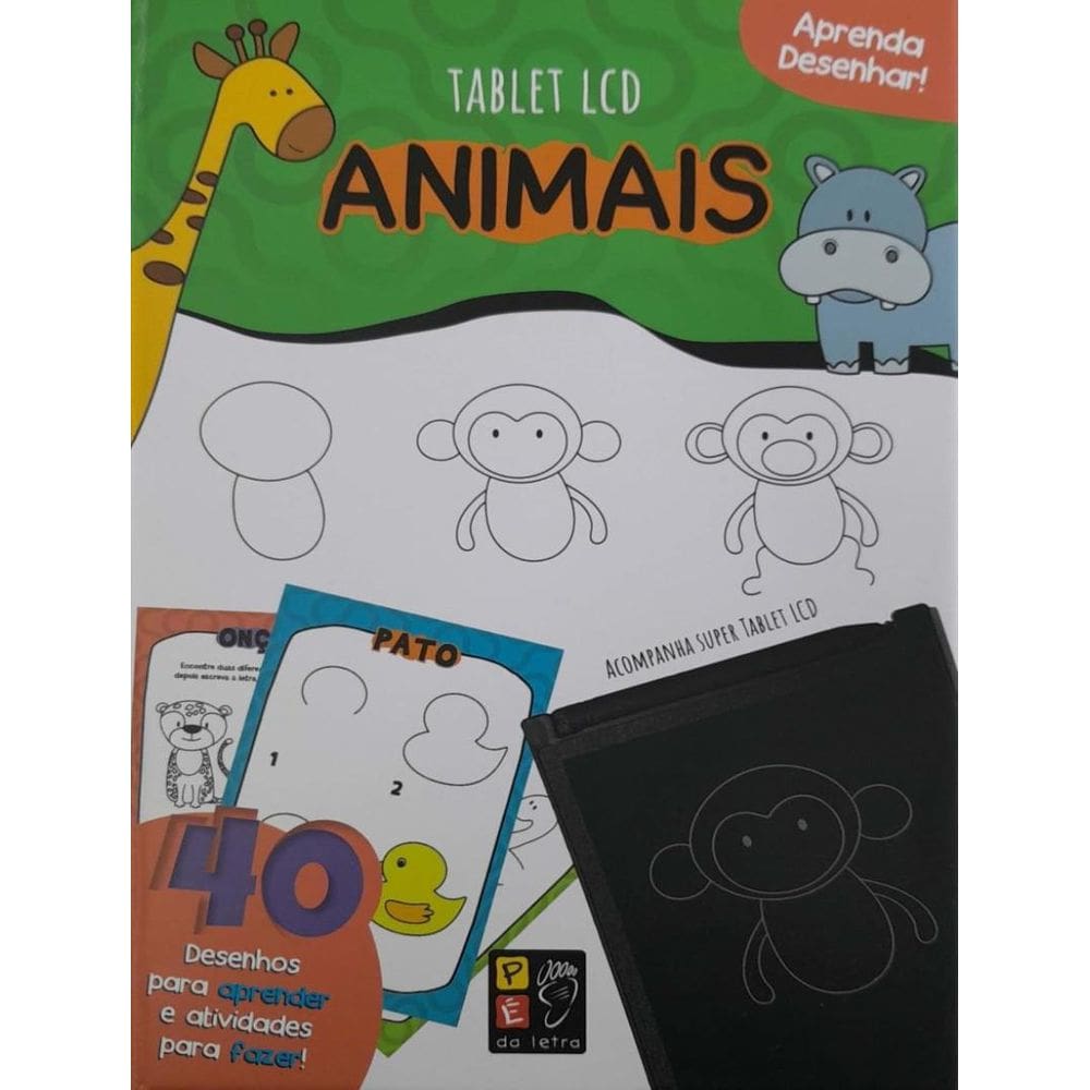 Aprenda Desenhar! Animais (Acompanha Tablet Lcd)