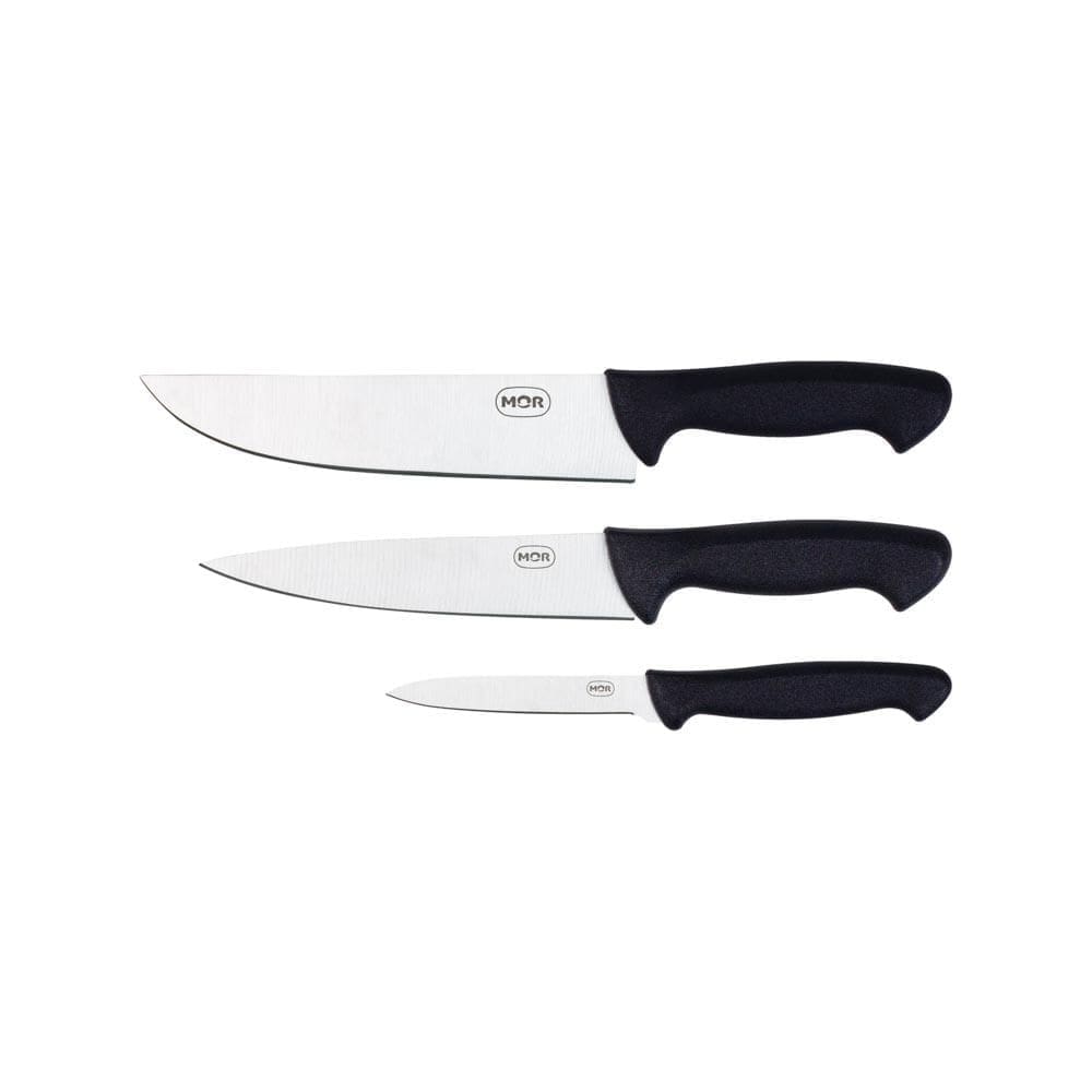 Conjunto Assador 3 Facas Preto