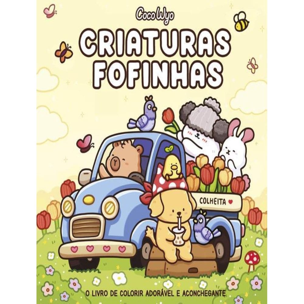 Criaturas Fofinhas (Cozy Cuties) - Livro De Colorir Coco Wyo