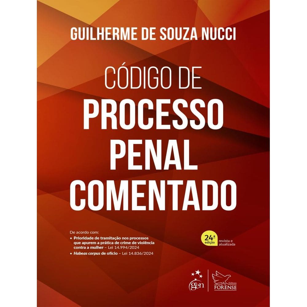 Codigo De Processo Penal Comentado - 24ª Ed