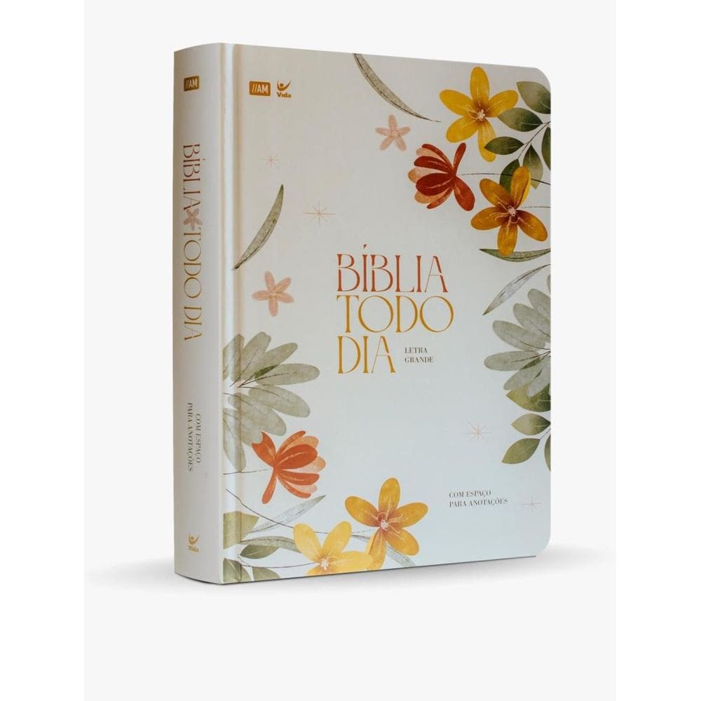 Biblia Todo Dia Letra Grande - Capa Floral