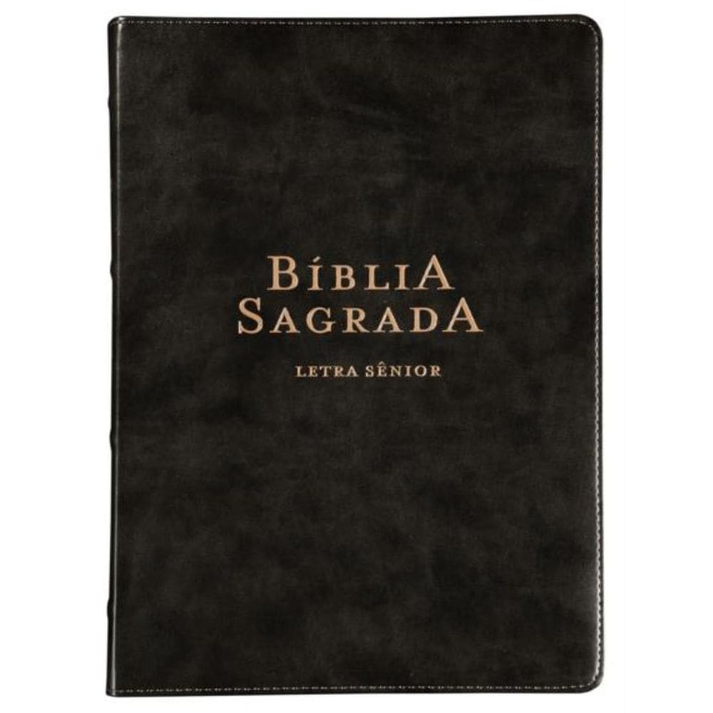 Biblia Nvi, Letra Senior, Couro-Soft Preto, Leitura Perfeita