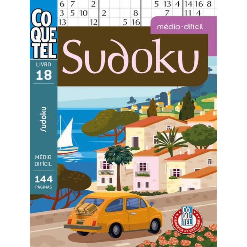 Livro Coquetel Sudoku 18