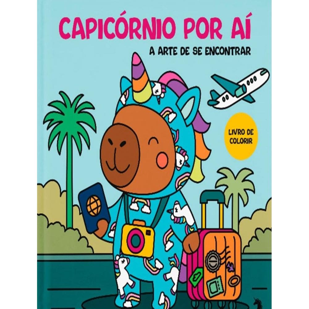 Capicornio Por Ai - A Arte De Se Encontrar - Livro De Colorir