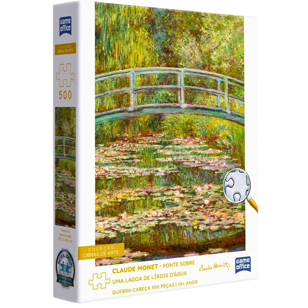 Puzzle 500 Peças Monet Lagoa de Lírios d’Água Toyster