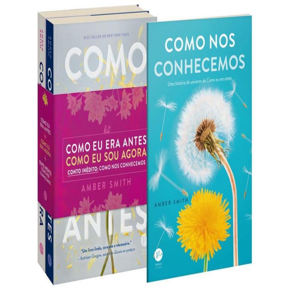 Kit Como Eu Era Antes + Como Eu Sou Agora