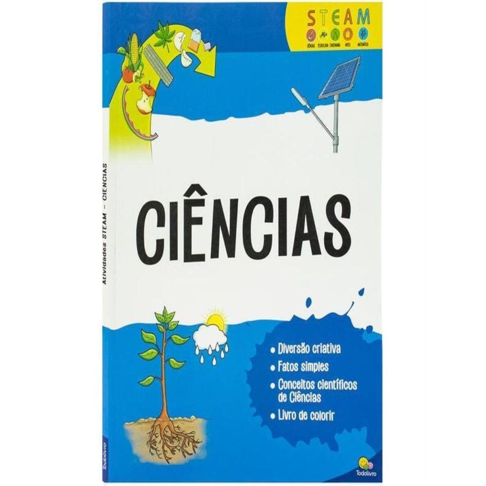 Livro De Colorir Infantil - Ciencias