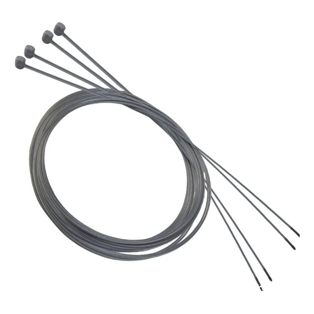 2X Kit 04 Cabos De Aço Longo Reforçado Freio Bicicleta Bike