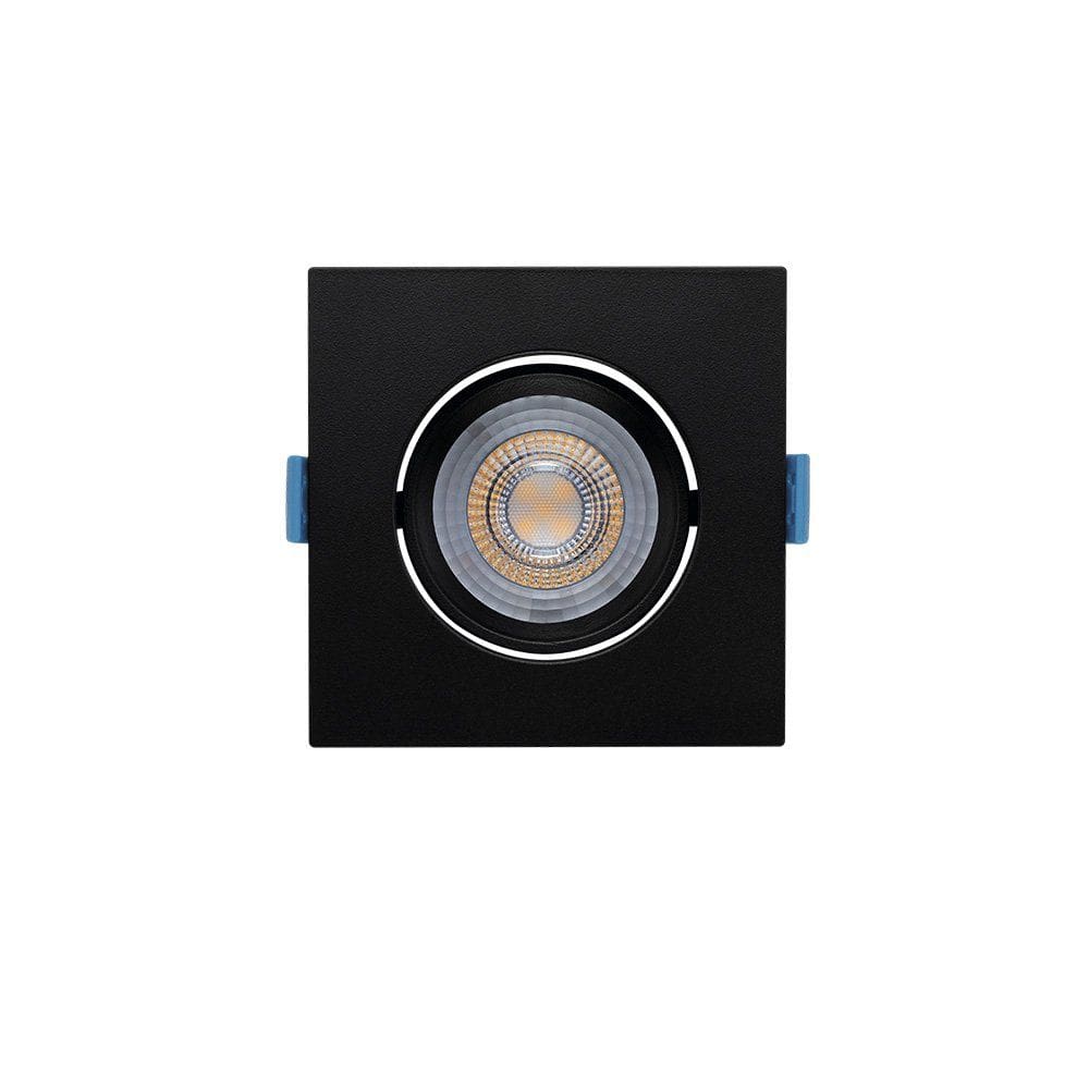 Spot de Led de Embutir Recuado Stella Easy Evo MR16 Quadrado 4,5W Bivolt