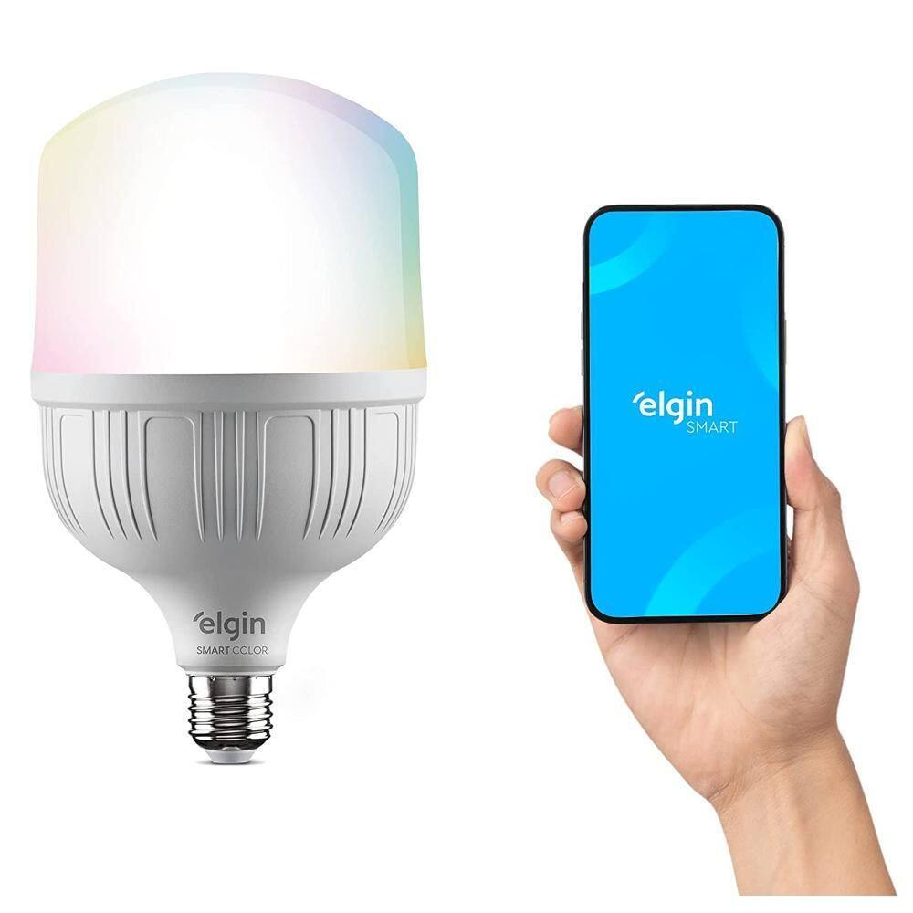 Lampada Bulb Led T 30W Bivolt Rgb Wifi Elgin 48Lsb30Wifi0