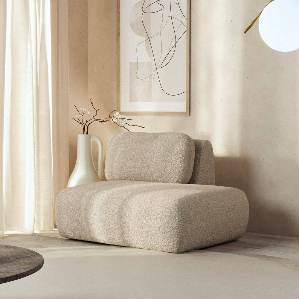 Sofá Modular Sumiê 80cm Direito Orla Cabecasa Madeiramadeira Areia