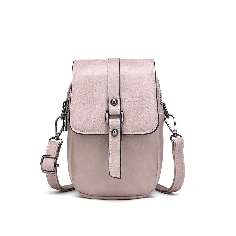 Bolsa de telefone crossbody myfriday vintage para mulheres em couro
