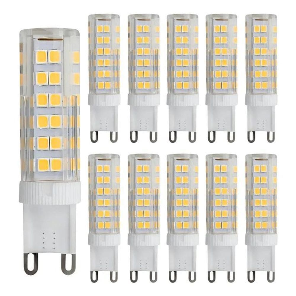 2X Kit 10 Lâmpada Led 7W G9 Halopin 110V 220V 6500K 3000K