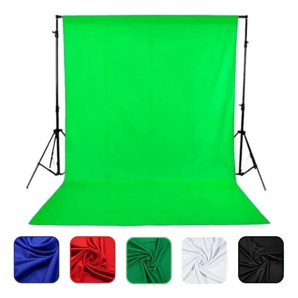 2X Tecido Chroma Key Fundo Fotografico 3,00 X 1,90 Metros