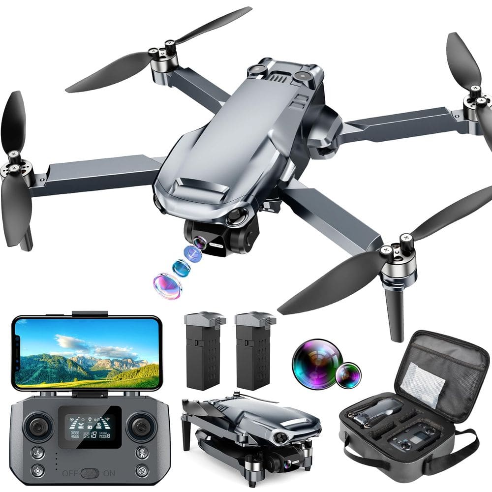 Drone Glorale com câmera 4K RC Quadcopter para adultos