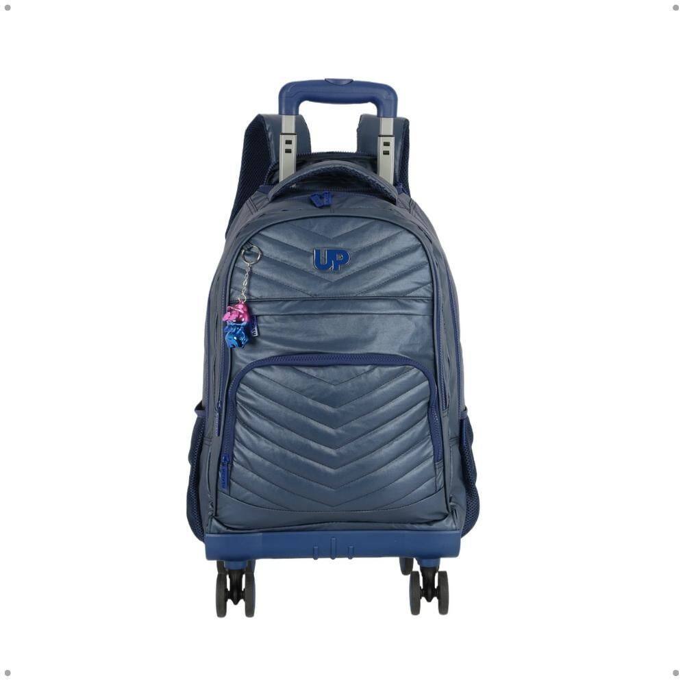 Mochila De Rodinhas E Costas Escolar Compartimento Notebook
