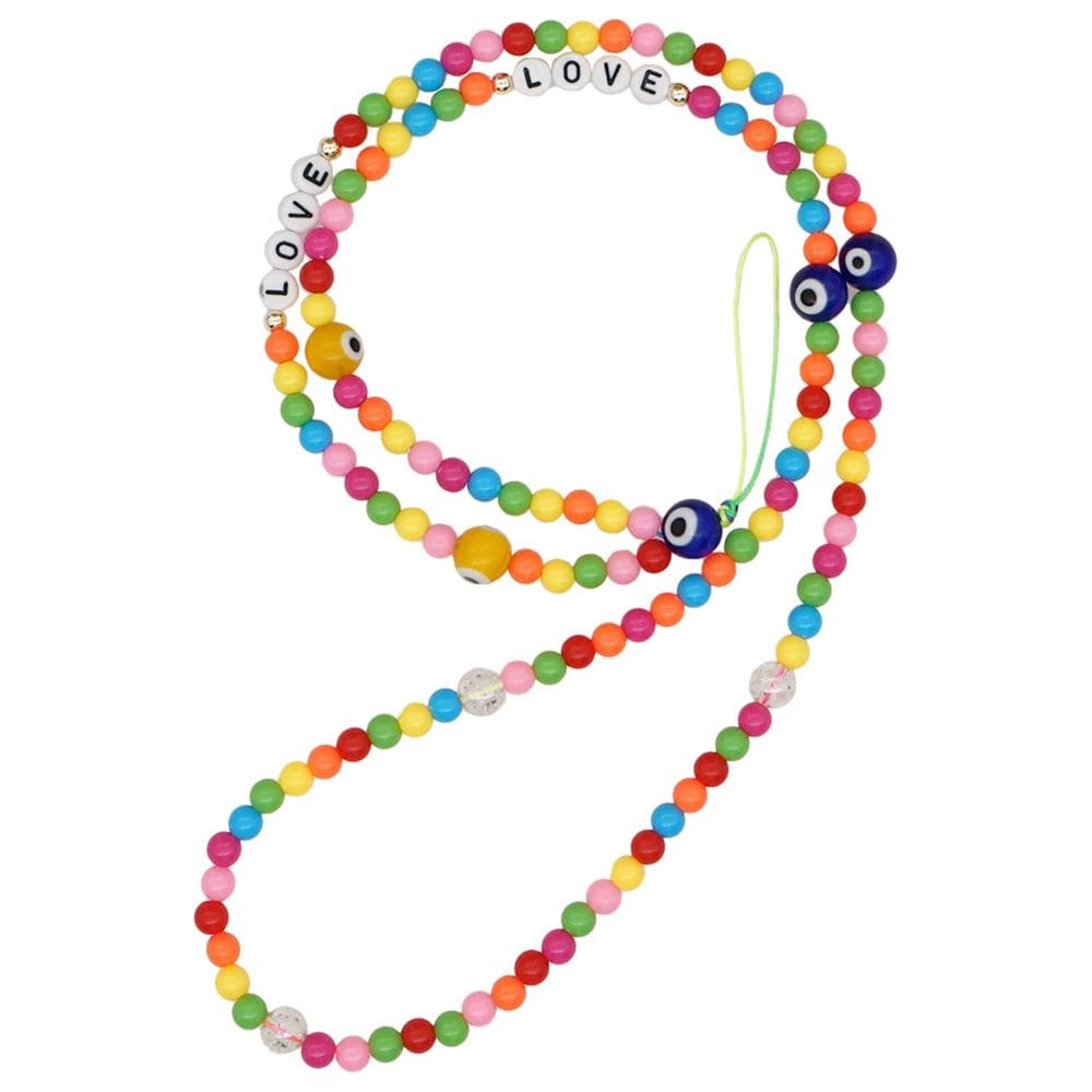 Cordão de telefone Staqlo Beaded Pearl Neck para mulheres