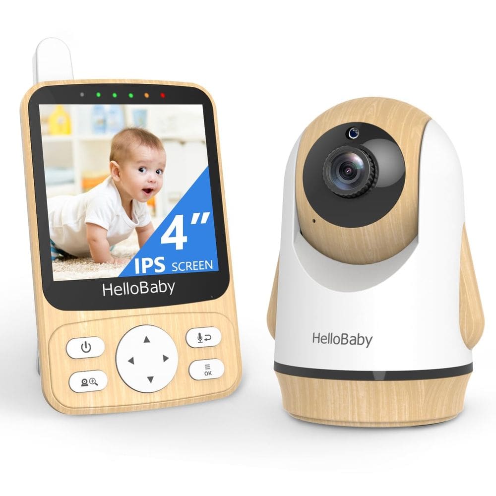 Monitor de vídeo para bebês HelloBaby com câmera e áudio de 4 polegadas